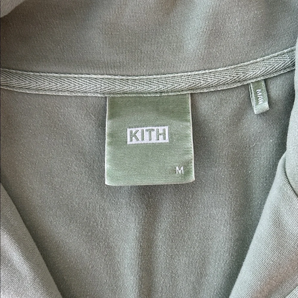 Kith Women’s Mint Green Zip-Up Sweater | Size M - Picture 6 of 15